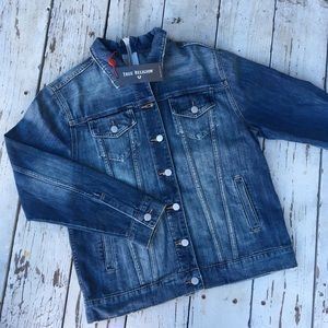 TRUE RELIGION TRUCKER DENIM JEAN JACKET BNWT
